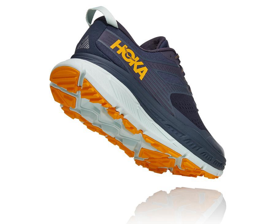 Hoka One One Trail Schoenen Heren - Stinson Atr 6 - Donkerblauw/Wit - NE8732596